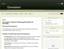 Tablet Screenshot of growtainer.de